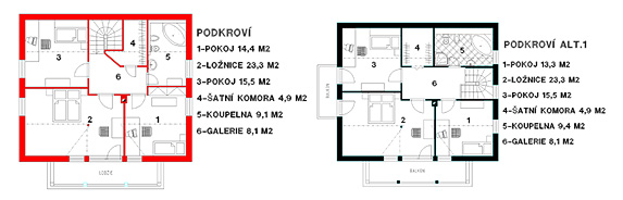 Podkrov - mon varianty